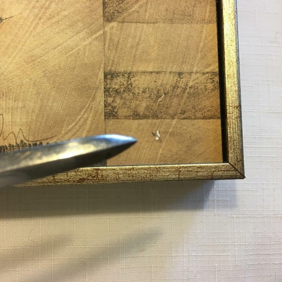 Gold Foil Wood Framed Floral Still Life Print 12" x 12" Lily Tulip Set of 2 - Picture 6 of 12